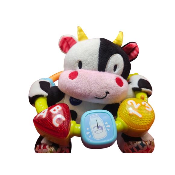 VTech Lil’ Critters Moosical Beads Cow Interactive Learning Plush Toy Works - Picture 2 of 8